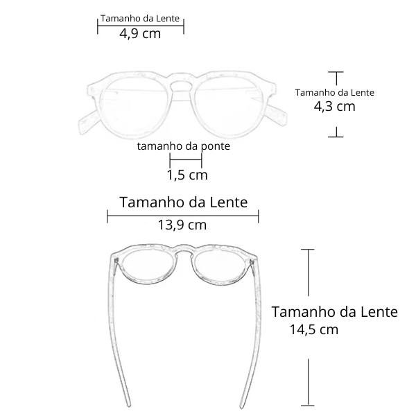 Óculos de Sol Polarizado Feminino Giovanna
