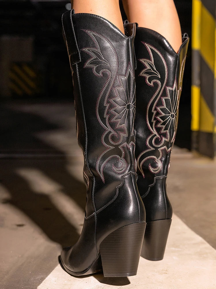 Bota Texana Feminina Dallas de Couro