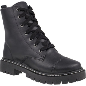 Bota Coturno Feminino Tratorada Confort Blogueira