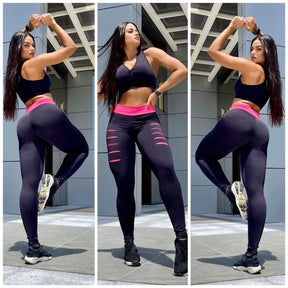 FitStyle - Conjunto Elegance Legging e Top Fitness