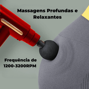 Massageador Elétrico Profissional 4 em 1 - com Display em LCD