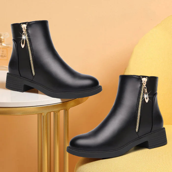 Bota Feminina de Couro Premium Mila