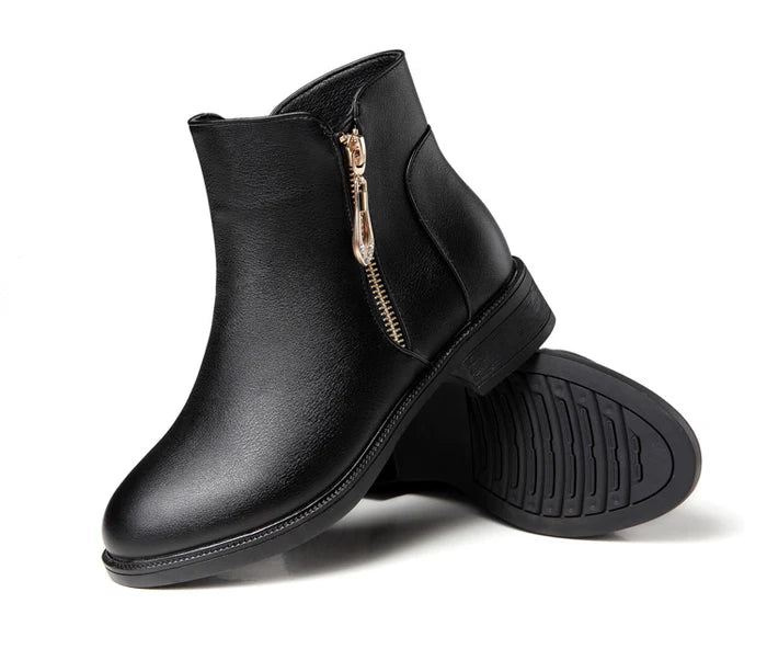 Bota Feminina de Couro Premium Mila