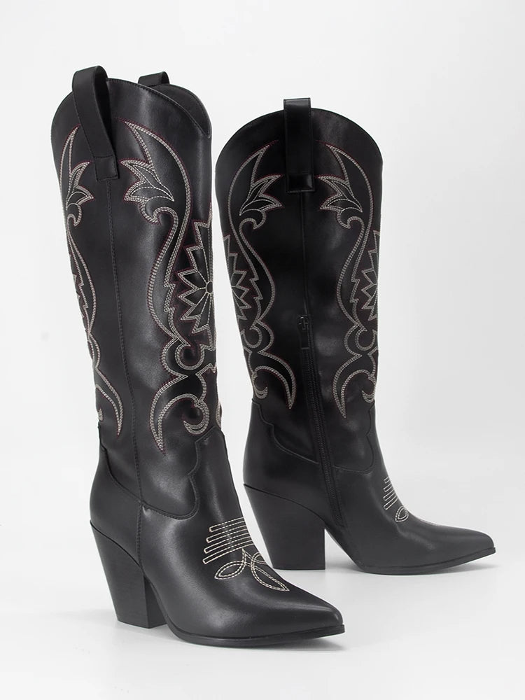 Bota Texana Feminina Dallas de Couro