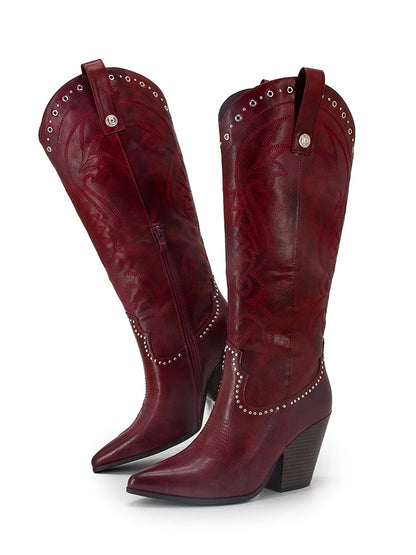 Bota Texana Feminina Dallas de Couro
