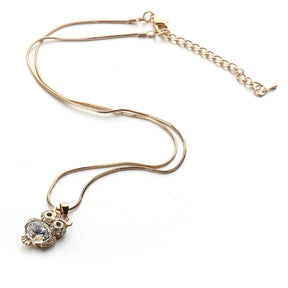 Colar Feminino de Ouro Owl Radiance