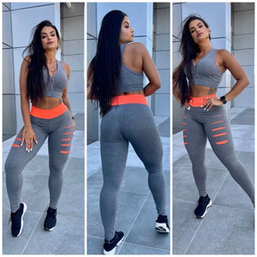 FitStyle - Conjunto Elegance Legging e Top Fitness