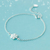 Pulseira Floco de Neve Prata