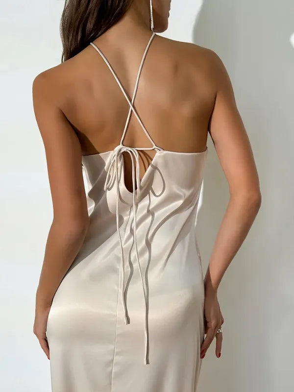 Vestido Cetim Rafaela