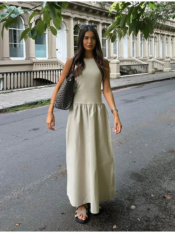 Vestido Midi Alicia Nude