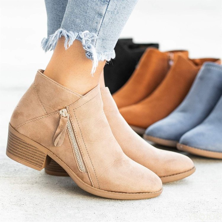 Bota Cano Curto Feminino Ortopédica Elegante e Confortável